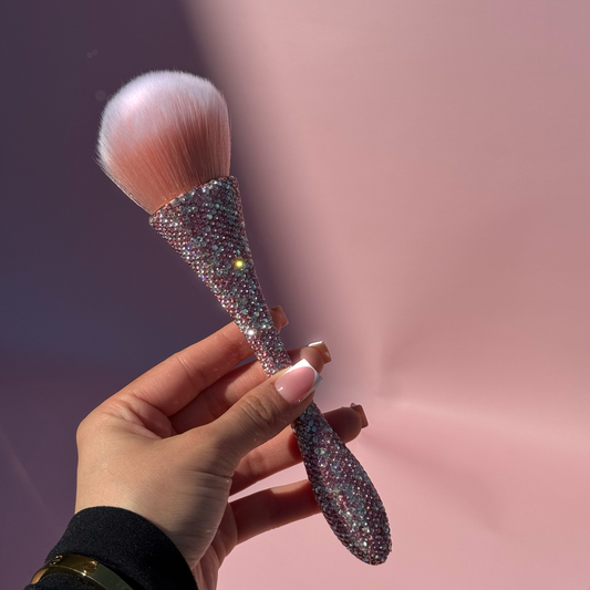 Pink Bling Dust Brush